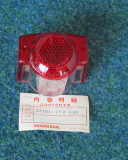 Honda C92, C72, CB72, CB92, Schlusslichtglas NOS