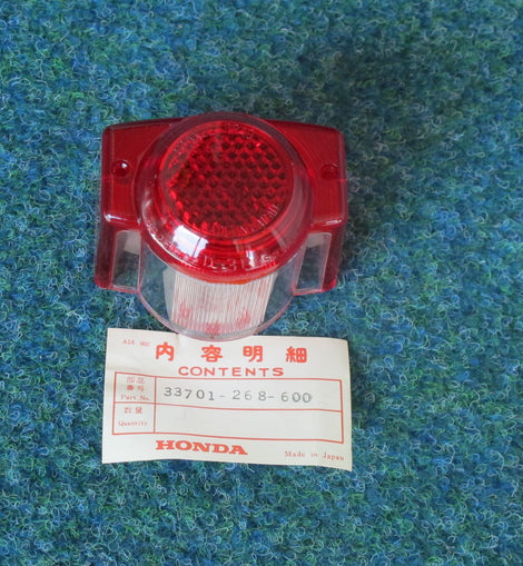 Honda C92, C72, CB72, CB92, Schlusslichtglas NOS