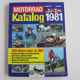 Motorrad Katalog 1981