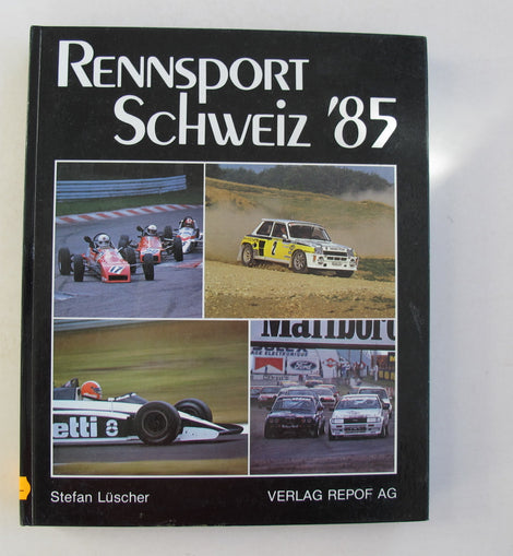 Autobuch Rennsport Schweiz 1985