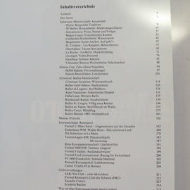 Autobuch Rennsport Schweiz 1985