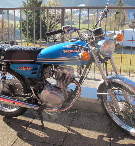 Honda CG125 blau occ.
