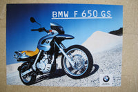 Poster Motorrad BMW F650GS
