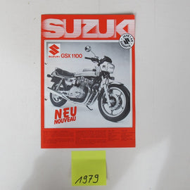Prospekt Suzuki 1979 Modellpalette