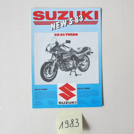 Prospekt Suzuki 1983 Modellpalette II