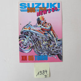 Prospekt Suzuki 1984 Modellpalette II
