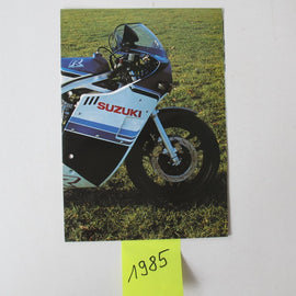 Prospekt Suzuki 1985 Modellpalette