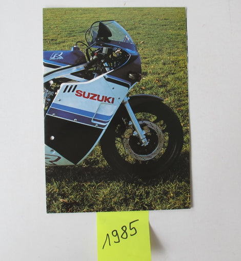 Prospekt Suzuki 1985 Modellpalette