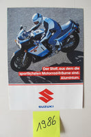 Prospekt Suzuki 1986 Modellpalette