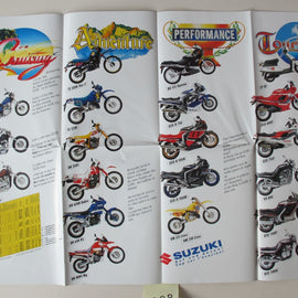 Prospekt Suzuki 1988 Modellpalette
