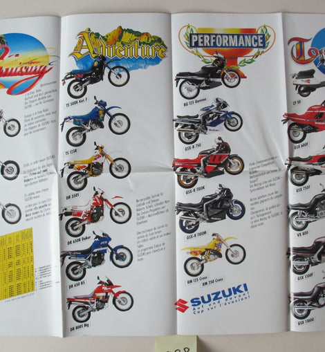 Prospekt Suzuki 1988 Modellpalette