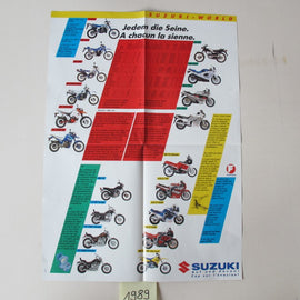 Prospekt Suzuki 1989 Modellpalette