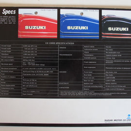 Prospekt Suzuki GS1000E N 1978/10