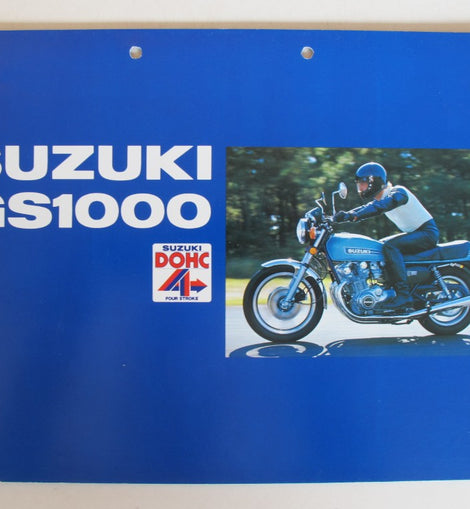 Prospekt Suzuki GS1000 1978 /01