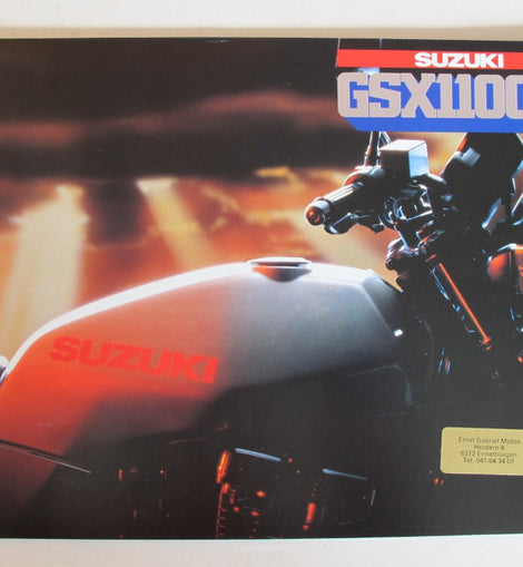 Prospekt Suzuki GSX1100E Z 1982/02
