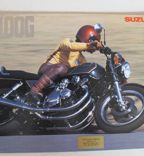 Prospekt Suzuki GS1100G 1982/12