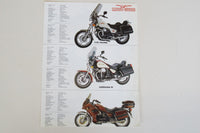 Prospekt Moto-Guzzi Modellpalette Mille, Cali3, GT, SP2