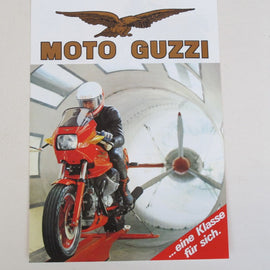 Prospekt Moto-Guzzi Modellpalette V65, Cali2, Florida, LeMans850T SW