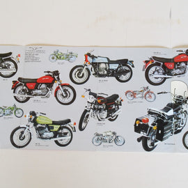 Prospekt Moto-Guzzi Modellpalette Nibbio, Dingo, Cross, 254, LM1, T3, Convert