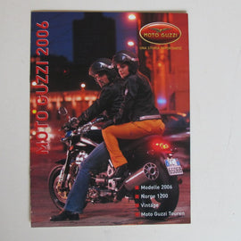 Prospekt Moto-Guzzi Modellpalette 2006, Griso, Breva, Norge, Touring,Cali, Nevada, Corsa