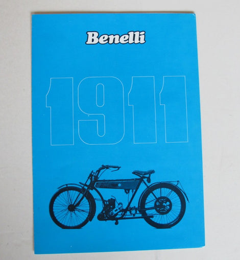 Prospekt Benelli Modellpalette 250 2C, 500LS, 250Quattro, 750Sei, 8xkleine