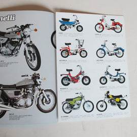 Prospekt Benelli Modellpalette 250 2C, 500LS, 250Quattro, 750Sei, 8xkleine