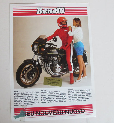 Prospekt Benelli 900sei