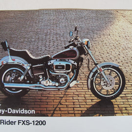 Prospekt Harley-Davidson FXS1200 Low Rider