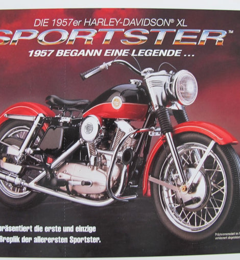 Prospekt Harley-Davidson Sportster XL 883 1957 Franklin Mint