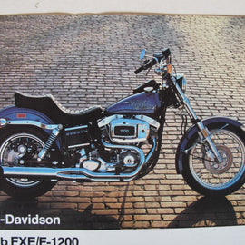 Prospekt Harley-Davidson FXE/F1200 AMF