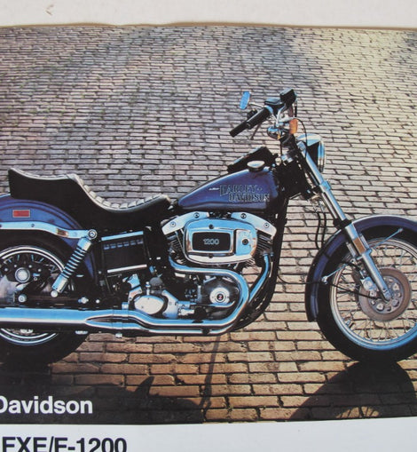 Prospekt Harley-Davidson FXE/F1200 AMF