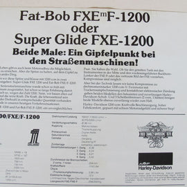 Prospekt Harley-Davidson FXE/F1200 AMF