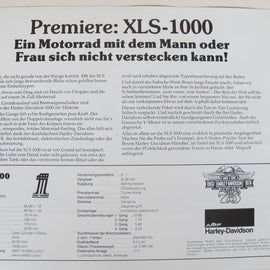 Prospekt Harley-Davidson XLS1000 AMF