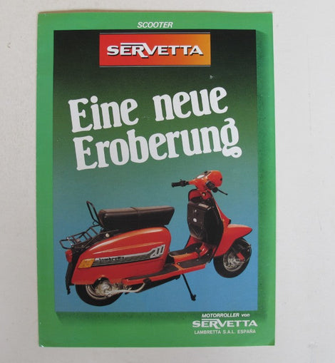 Prospekt Lambretta Servetta125,150,200