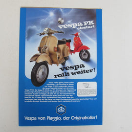 Prospekt Vespa PK50, 125 el.Start