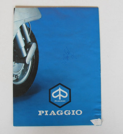 Prospekt Vespa Piaggio 125 80-er Jahre