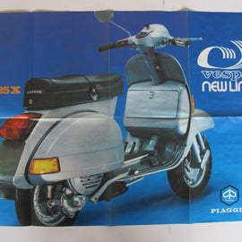Prospekt Vespa Piaggio 125 80-er Jahre