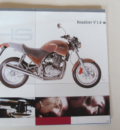 Prospekt Sachs Roadster V1.6, Saxonette, Elo-Bike, ZZ125, XTZ125, 125V2