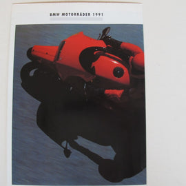 Prospekt BMW Modellpalette 1991
