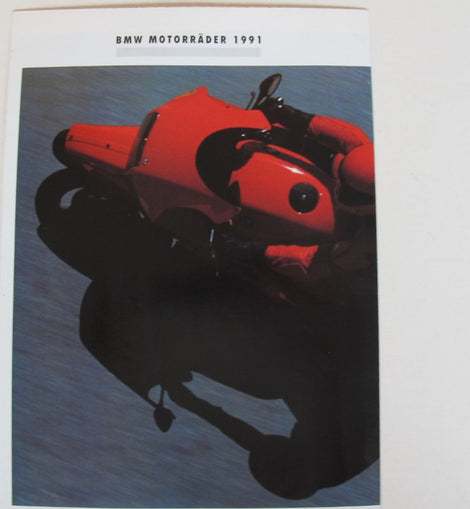 Prospekt BMW Modellpalette 1991