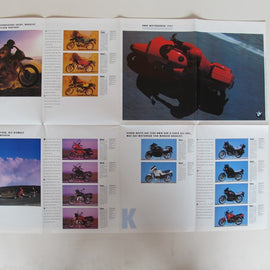 Prospekt BMW Modellpalette 1991