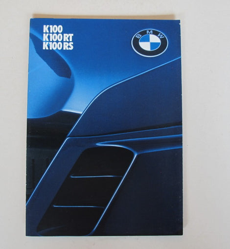 Prospekt BMW K-Serie RT, RS