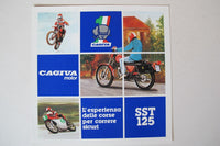 Prospekt Cagiva SST125 blau