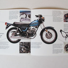 Prospekt Cagiva SST125 blau