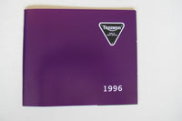 Prospekt Triumph Modellreihe 1996
