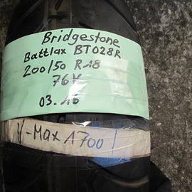 Reifen 18" 200/50-R18, Bridgestone Battlax BT028R