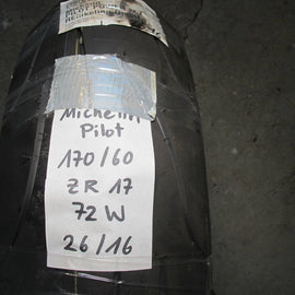 Reifen 17" 170/60-ZR17, Michelin Pilot 72W
